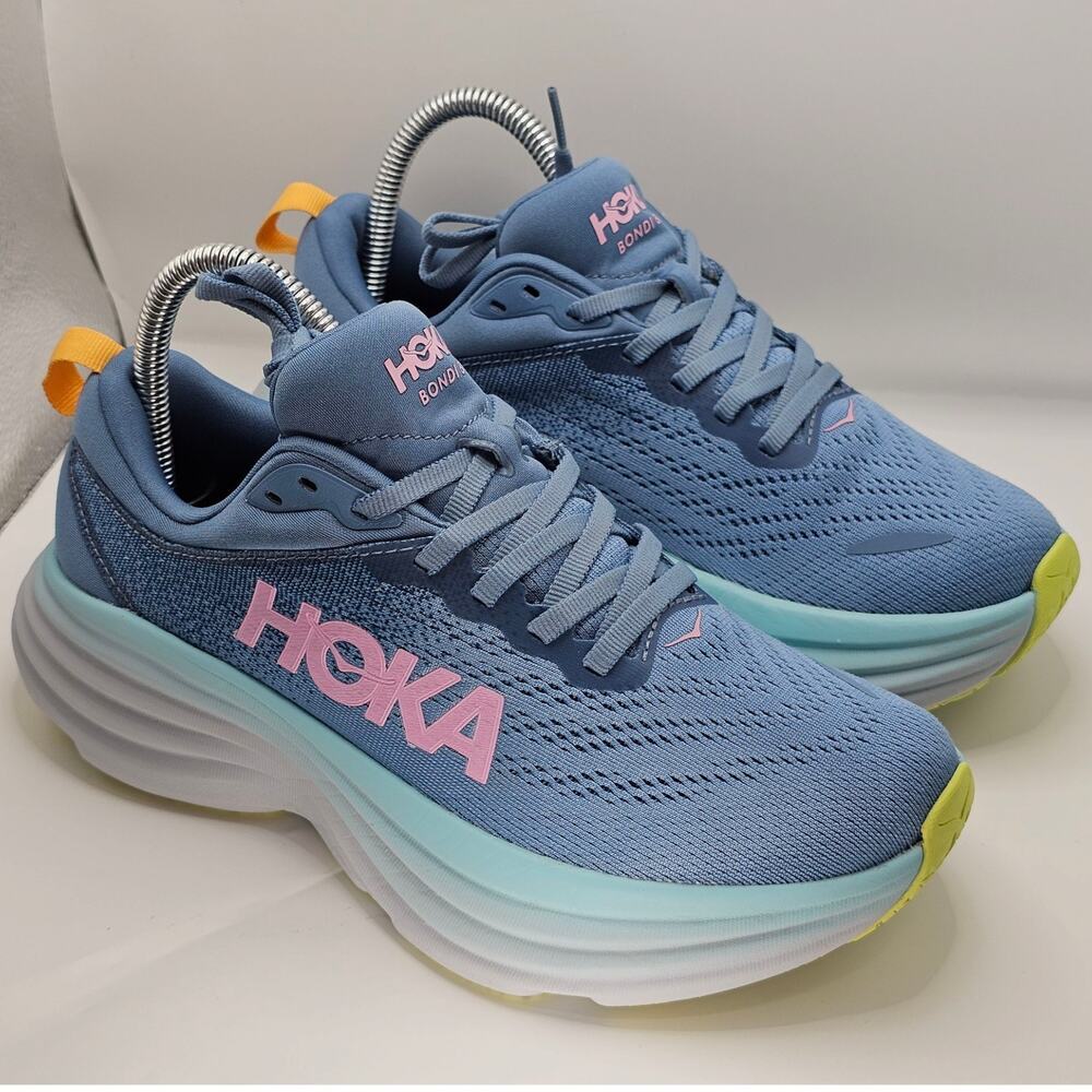 Hoka One One Bondi 8 Shadow Dusk Womens 6.5B UK 5 Running Shoes Sneakers